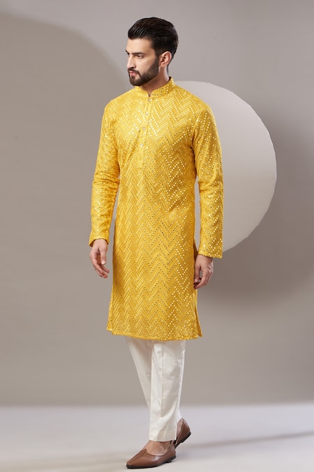 Kasbah Mirror Embroidered Kurta 