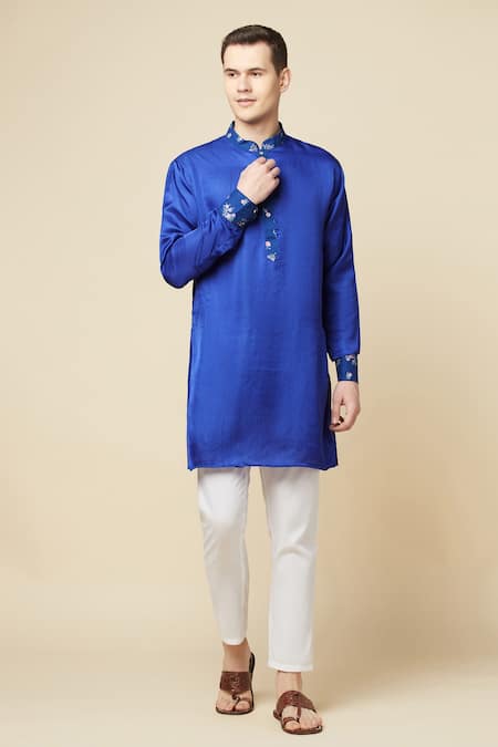 Spring Break Printed Placket Kurta 