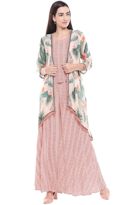 Soup By Sougat Paul Printed Top Pant Set 