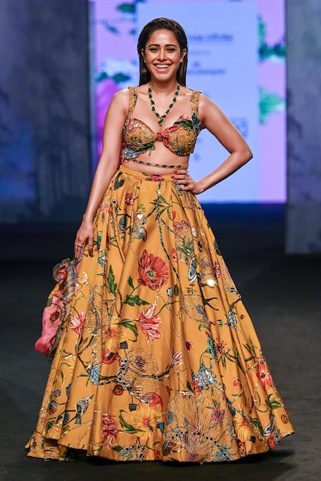 Mahima Mahajan Floral Print Lehenga Set 