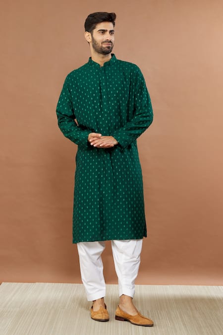 Aham-Vayam Maharaja Embroidered Kurta & Patiala Set 