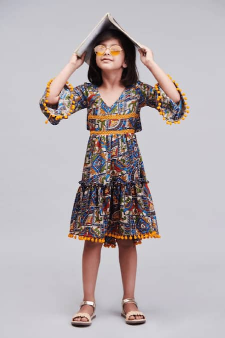 LittleCheer Little Gypsy Floral Print Dress 