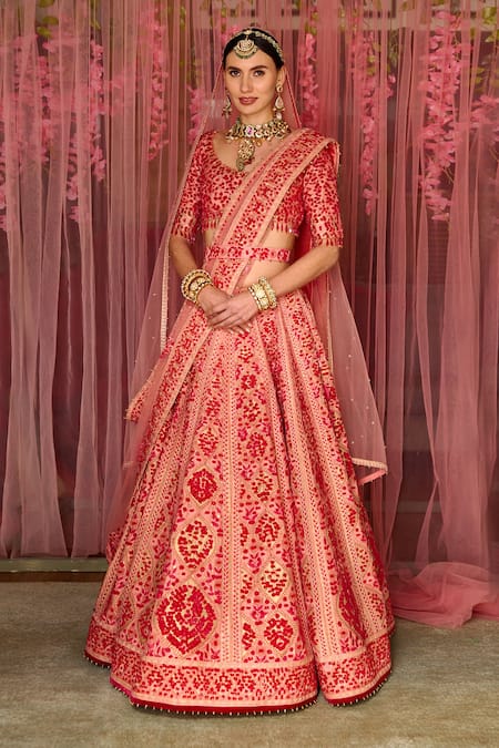 Bridal Reception Pink Lehenga | Reception outfit