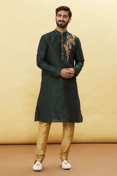 Arihant Rai Sinha Bodice Embroidered Kurta & Churidar Set 