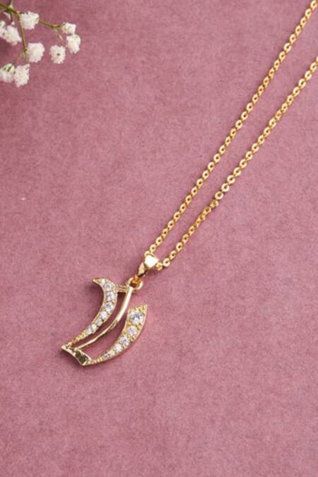 Buy Gold Necklaces & Pendants for Women by Mozaati Online