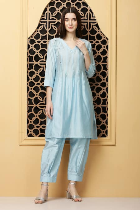 Kefi Collections Amnit A-Line Kurta & Salwar Set 