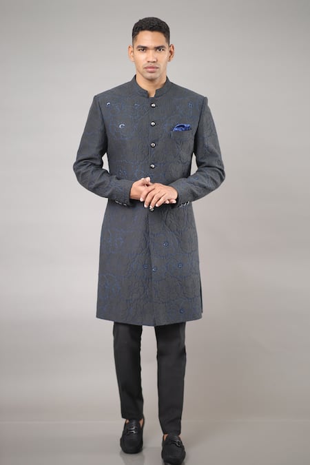 Para Embroidered Sherwani & Pant Set 