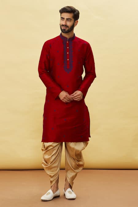 Arihant Rai Sinha Garden Embroidered Kurta & Dhoti Pant Set 