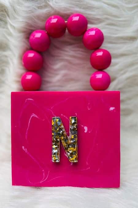 Adorn My Wish Mini N Initial Resin Bag 