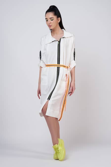 VAN HEUSEN Women Shirt White Dress - Buy VAN HEUSEN Women Shirt White Dress  Online at Best Prices in India | Flipkart.com