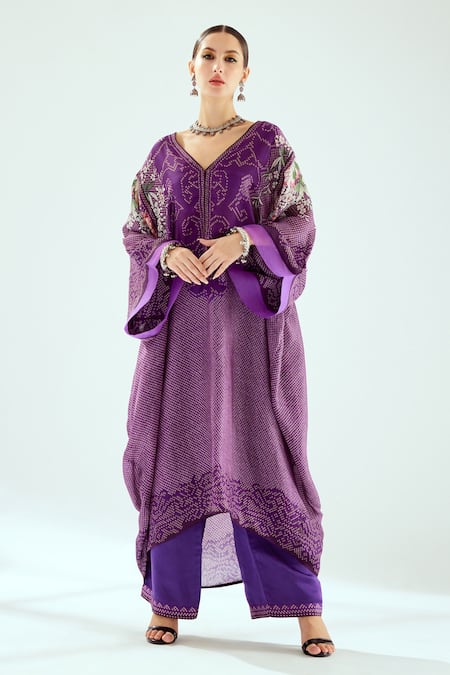 Rajdeep Ranawat Olivia Silk Kaftan Tunic 