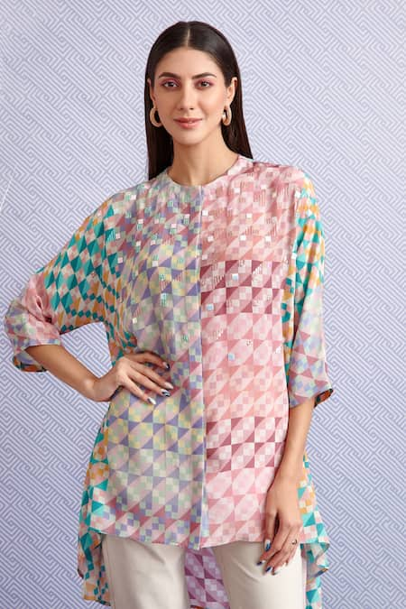 Pankaj & Nidhi Karen Hand Embellished Tunic 