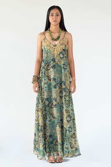 Nikita Vishakha Diana Floral Printed Dress 