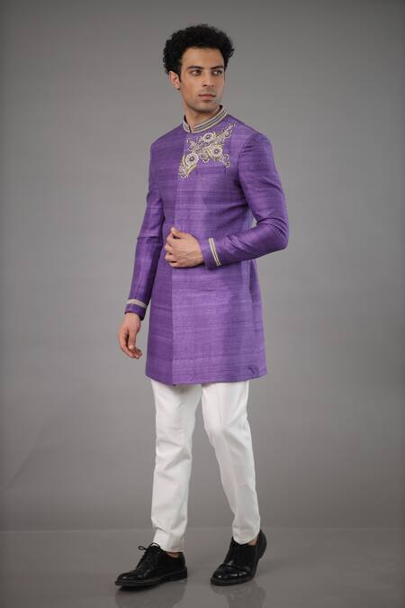 Pakistani Short Sherwani Designs 202324 New Styles  Indian men fashion  Wedding kurta for men Designer clothes for men