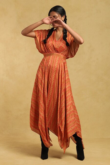 Ritu Kumar Kimono Sleeves Dress 