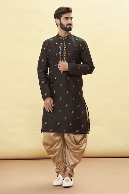 Arihant Rai Sinha Embroidered Kurta & Pleated Dhoti Pant Set 