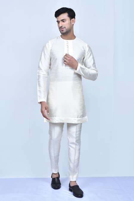 Arihant Rai Sinha Mandarin Collar Short Kurta Set 