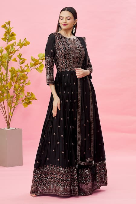 Khwaab by Sanjana Lakhani Embroidered Anarkali With Dupatta 