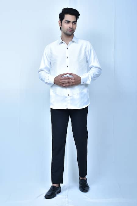 Samyukta Singhania Full Sleeve Solid Shirt 