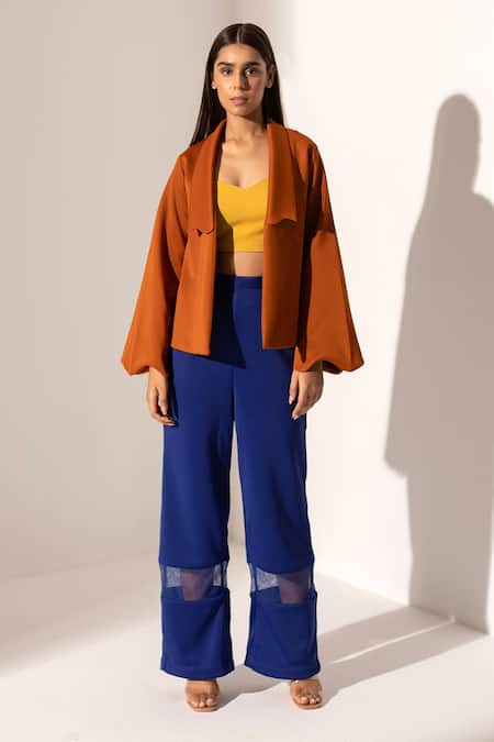 Kritika Madan Label Shawl Collar Jacket & Pant Set 