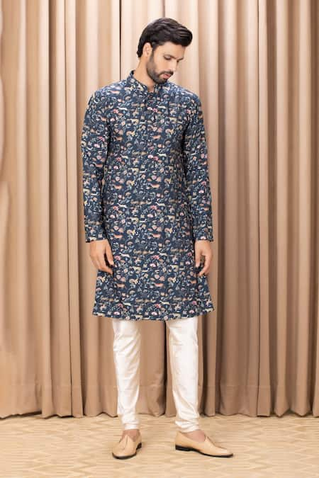 Ankit V Kapoor Amaani Floral Print Kurta Set 