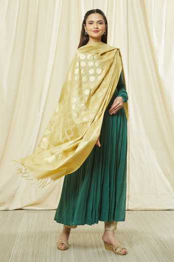 Stunning Purple Banarasi Art Silk Salwar Kameez – Ready To Wear & Fully Stitched