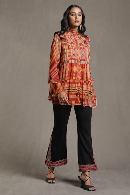 Ritu Kumar Geometric Print Short Kurta 