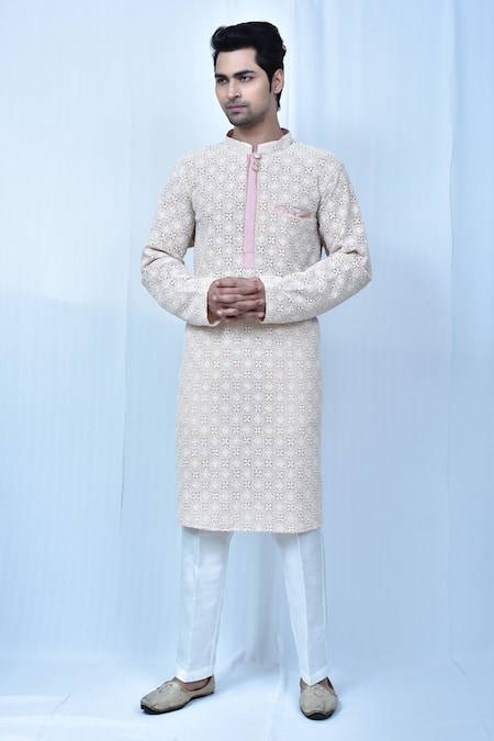 Samyukta Singhania Chikankari Embroidered Kurta Set 