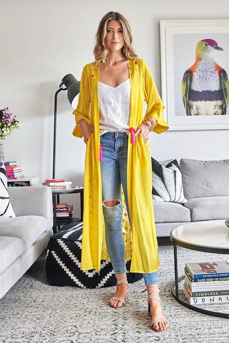 Mustard discount yellow duster