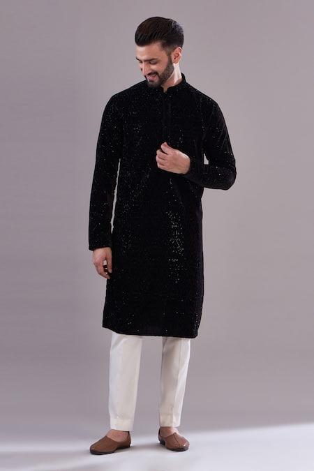 Velvet best sale kurta pajama