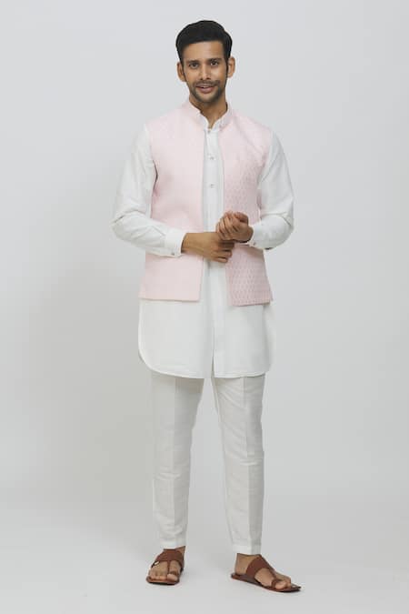 Men Kurta Jacket and Pyjama Set – Tagged 