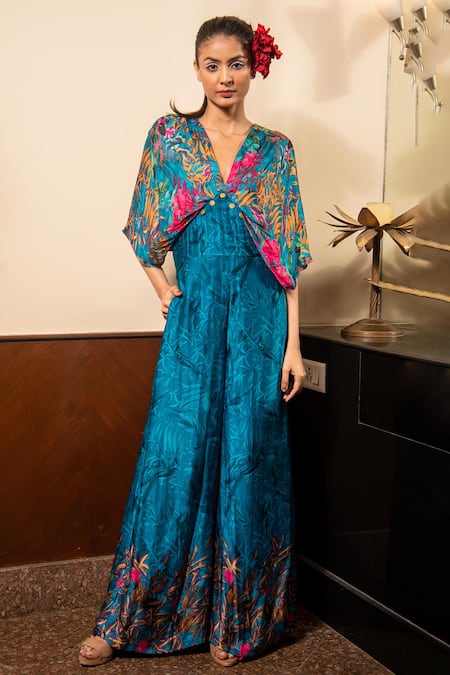 Soniya G Floral Print Jumpsuit 