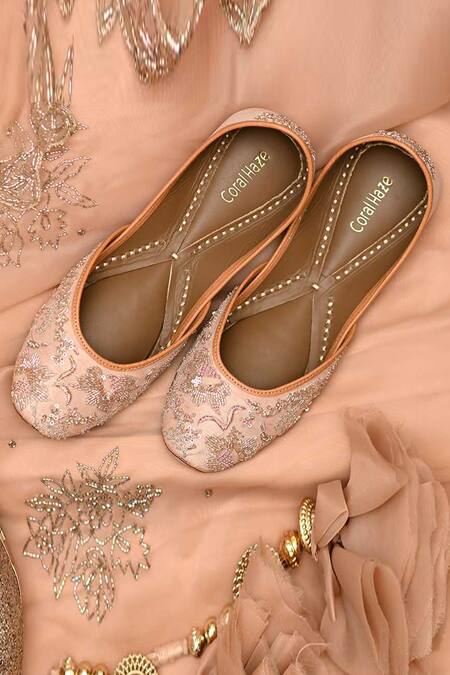 Coral Haze Beige Embroidered Jane Juttis 