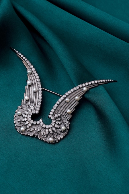 Cosa Nostraa Inverted Garuda Brooch 