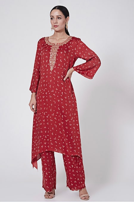 Ruchira Nangalia Printed Kurta & Pant Set 