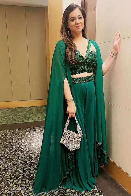 Shop Bhavna Kumar Multi Color Beads And Pearls Embroidered Bag at Aza Fashions Shop_Bhavna Kumar_Multi Color Beads And Pearls Embroidered Bag_at_Aza_Fashions