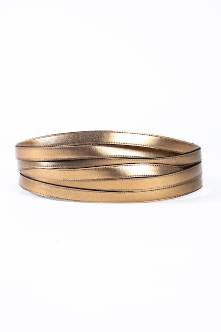 Trov Brown Blaze Criss Cross Belt 