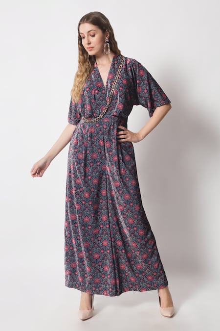 Soniya G Garden Print Jumpsuit 