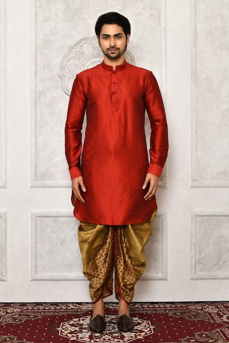 Arihant Rai Sinha Panelled Geometric Pattern Cowl Pant 