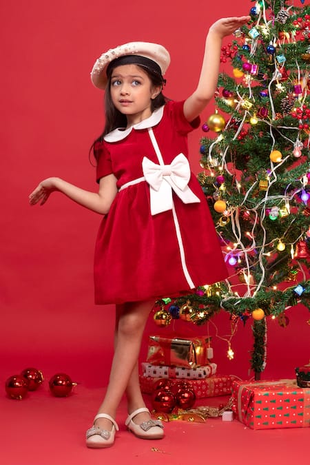 Hoity Moppet Bow Detailing Dress 
