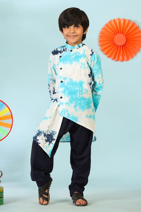Cute Couture Abstract Print Kurta & Patiala Pant Set 