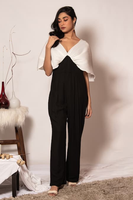 Vanshika Agarwal Label Front Pleated Jumpsuit 