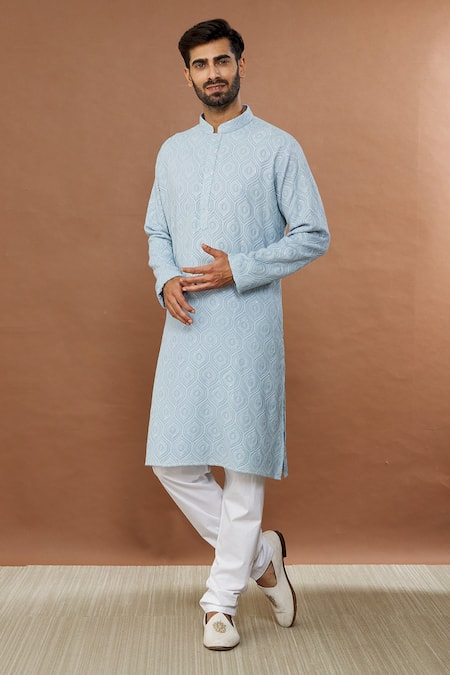 Aham-Vayam Jahaan Embroidered Kurta & Churidar Set 