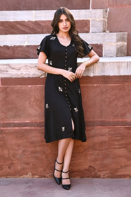 Gulaal Cotton Embroidered Dress 