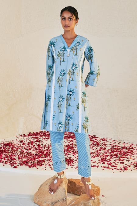 Sage Saga Pihu Tree Print Tunic 