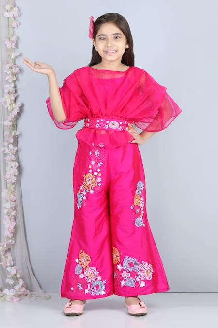 The Little Celebs Pleated Top & Pant Set 