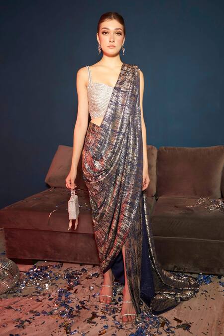 Satin Sarees – Vidhaata's Selection