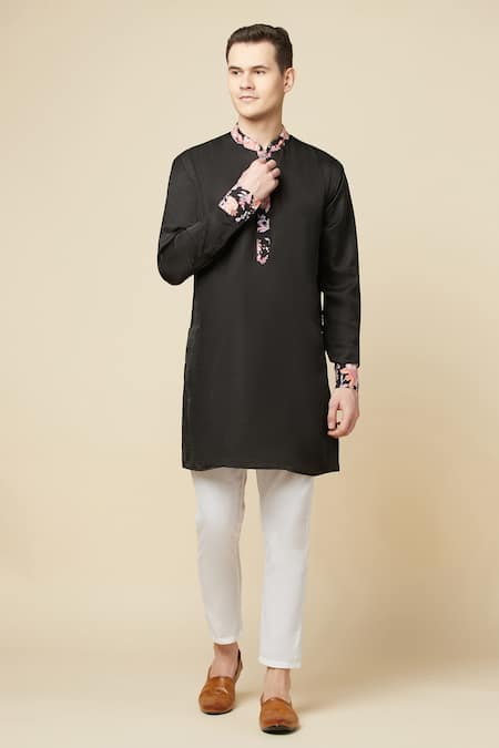 SPRING BREAK Placket Printed Kurta 