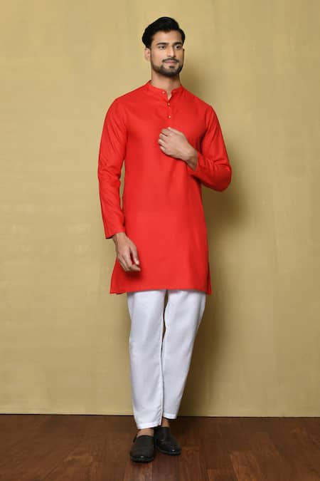 Aryavir Malhotra Short Full Sleeve Kurta 