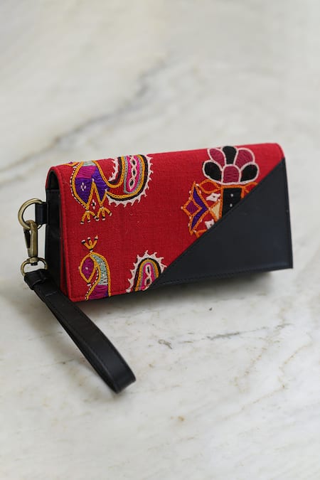 Riti Eila Gamthi Rabari Embroidered Clutch 